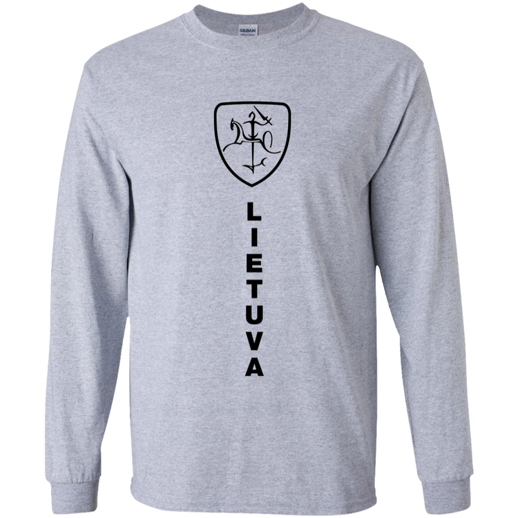 Vytis Shield Lietuva - Boys Youth Classic Long Sleeve T-Shirt - Lithuania Strong