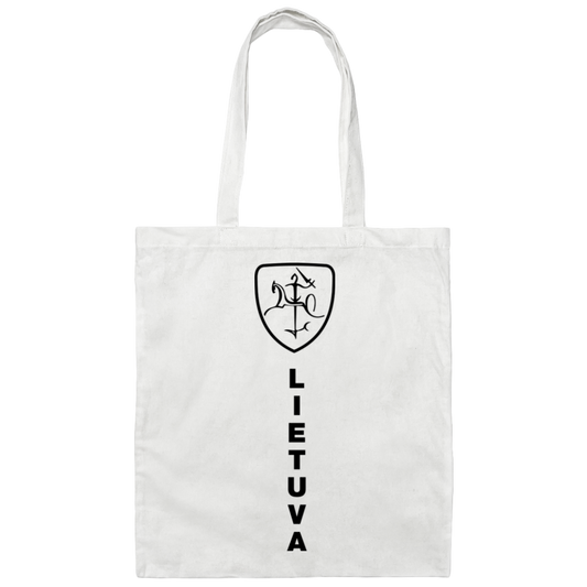 Vytis Shield Lietuva - Canvas Tote Bag - Lithuania Strong