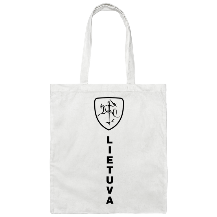 Vytis Shield Lietuva - Canvas Tote Bag - Lithuania Strong