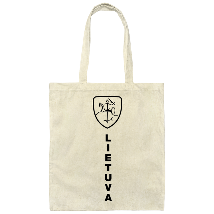 Vytis Shield Lietuva - Canvas Tote Bag - Lithuania Strong