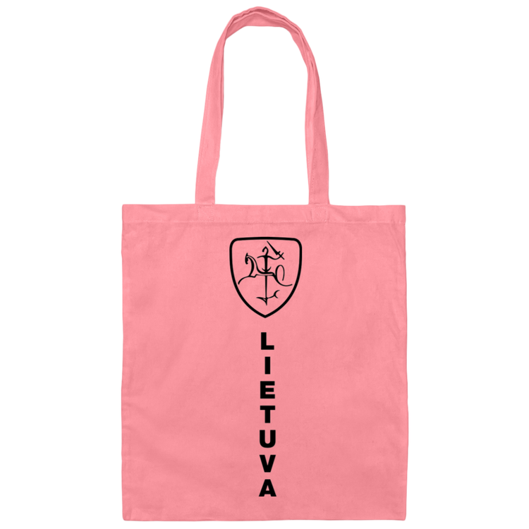 Vytis Shield Lietuva - Canvas Tote Bag - Lithuania Strong