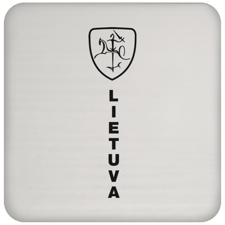 Vytis Shield Lietuva - High Gloss Coaster - Lithuania Strong