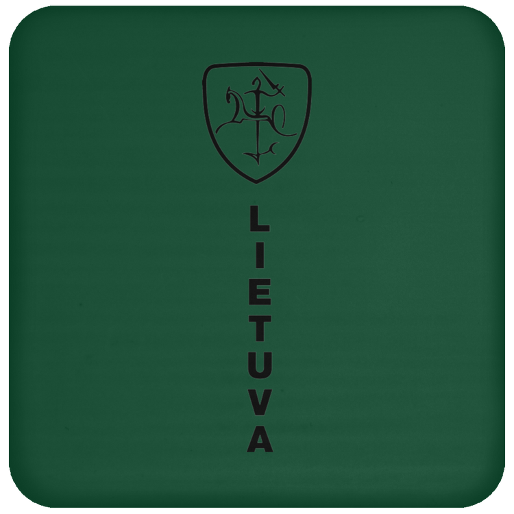 Vytis Shield Lietuva - High Gloss Coaster - Lithuania Strong