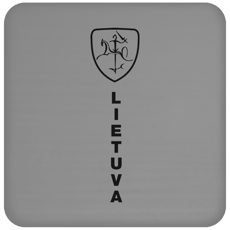 Vytis Shield Lietuva - High Gloss Coaster - Lithuania Strong