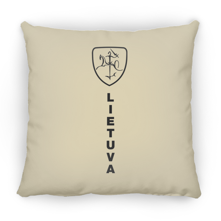 Vytis Shield Lietuva - Large Square Pillow - Lithuania Strong