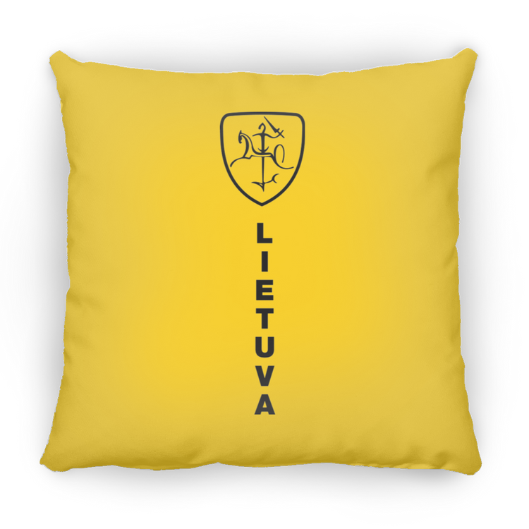 Vytis Shield Lietuva - Large Square Pillow - Lithuania Strong