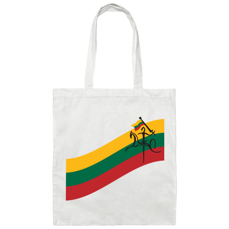 Vytis Swoosh - Canvas Tote Bag - Lithuania Strong