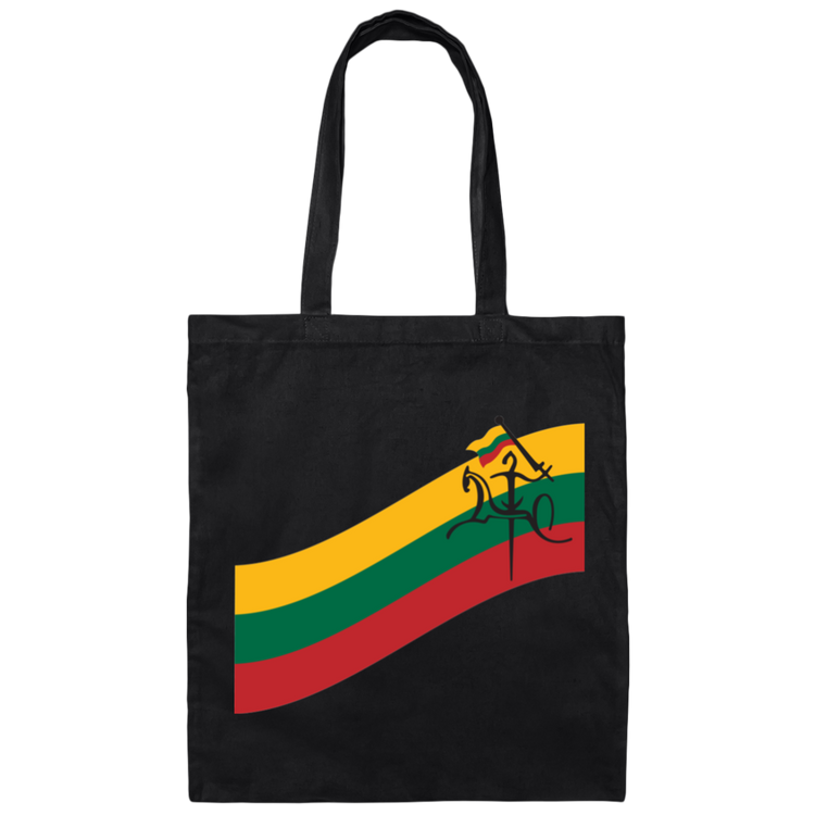 Vytis Swoosh - Canvas Tote Bag - Lithuania Strong