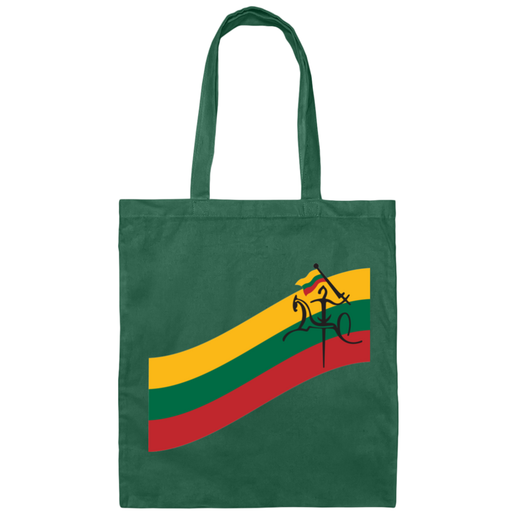 Vytis Swoosh - Canvas Tote Bag - Lithuania Strong