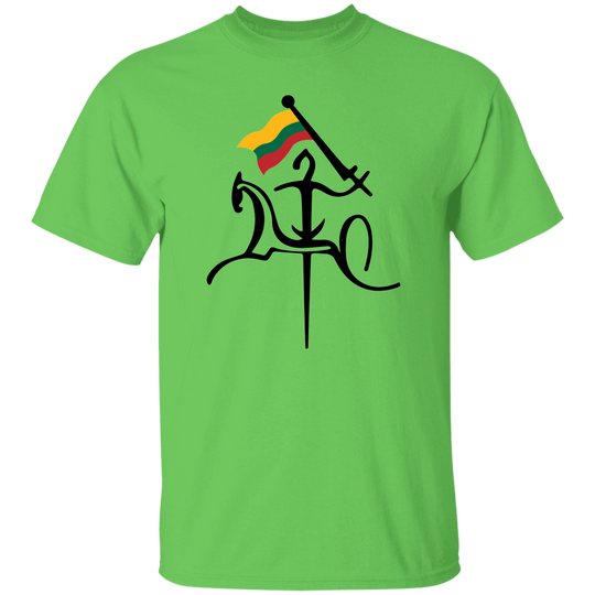 Vytis With Flag - Mens Classic Short Sleeve T-Shirt - Lithuania Strong