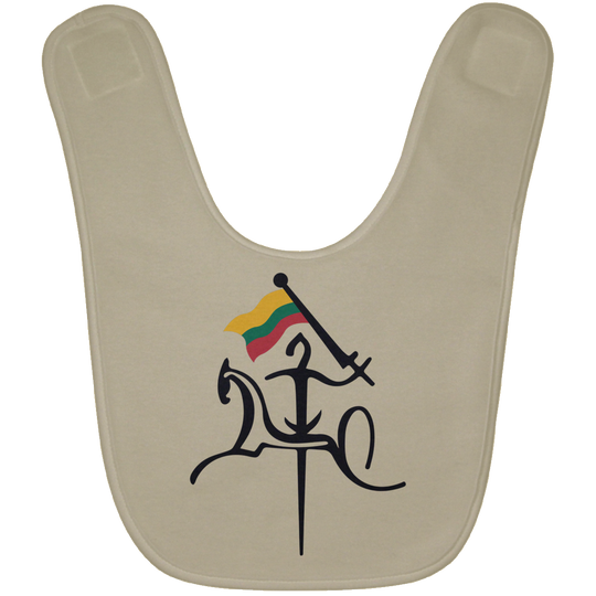 Vytis with Flag - BABYBIB Baby Bib - Lithuania Strong