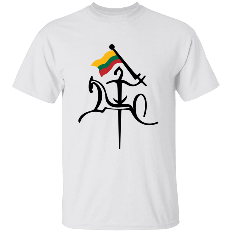 Vytis with Flag - BoysGirls Youth Classic Short Sleeve T-Shirt - Lithuania Strong