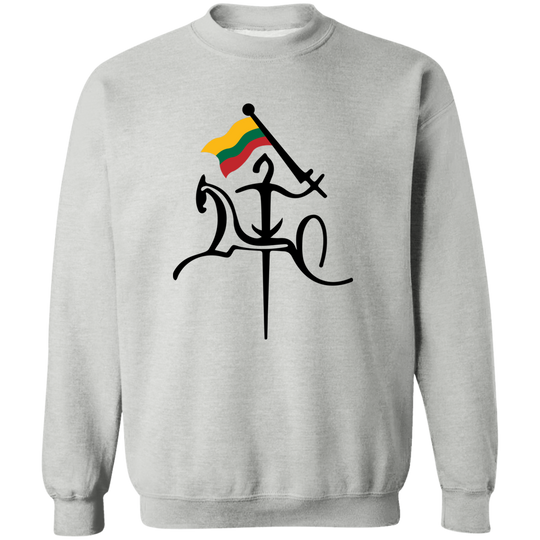 Vytis with Flag - MenWomen Unisex Comfort Crewneck Pullover Sweatshirt - Lithuania Strong