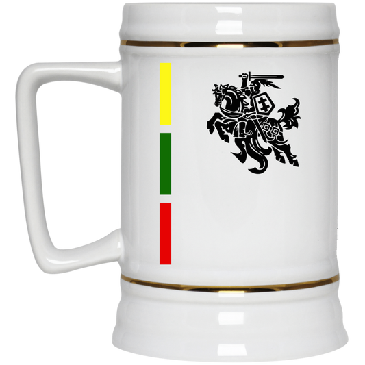 Warrior Vytis - 22 oz. Ceramic Stein - Lithuania Strong