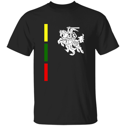 Warrior Vytis - BoysGirls Youth Classic Short Sleeve T-Shirt - Lithuania Strong