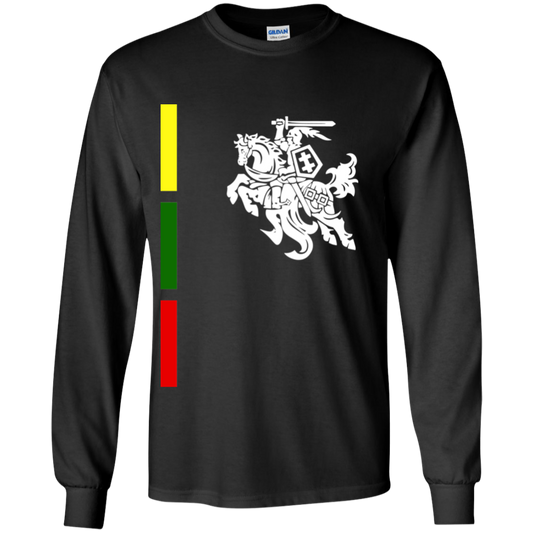 Warrior Vytis - Boys Youth Classic Long Sleeve T-Shirt - Lithuania Strong