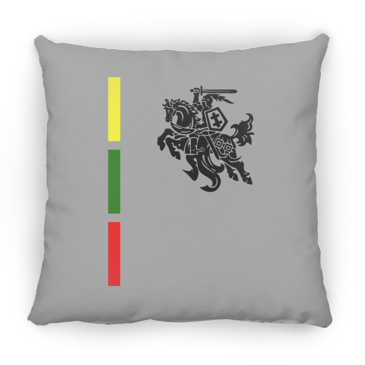 Warrior Vytis - Large Square Pillow - Lithuania Strong