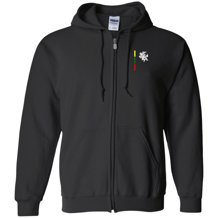 Warrior Vytis - MenWomen Unisex Comfort Full-Zip Hoodie - Lithuania Strong
