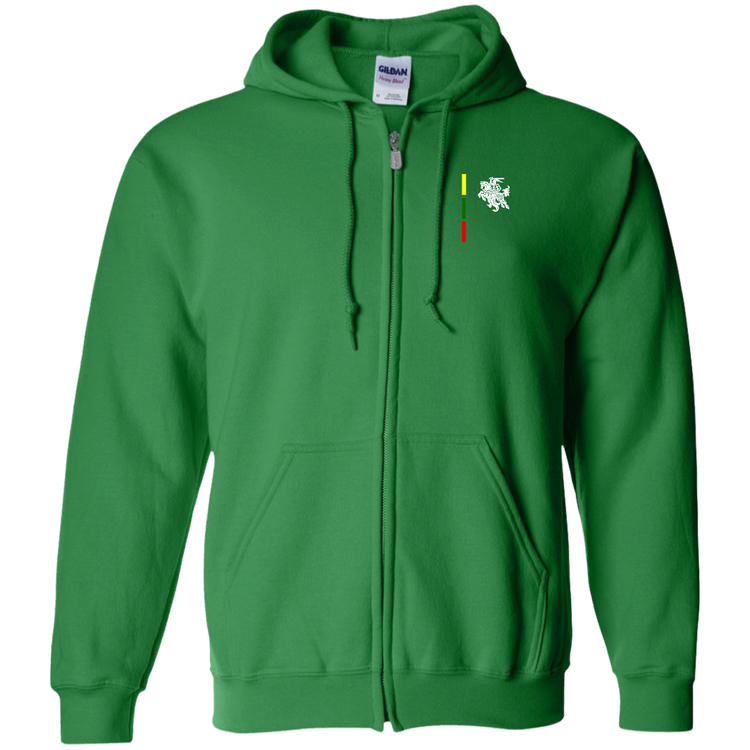 Warrior Vytis - MenWomen Unisex Comfort Full-Zip Hoodie - Lithuania Strong