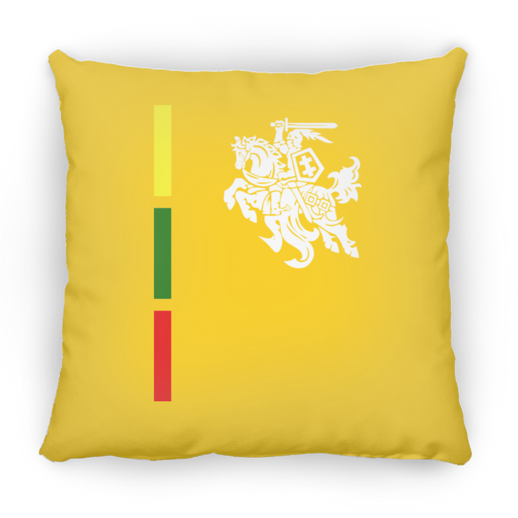 Warrior Vytis - Small Square Pillow - Lithuania Strong