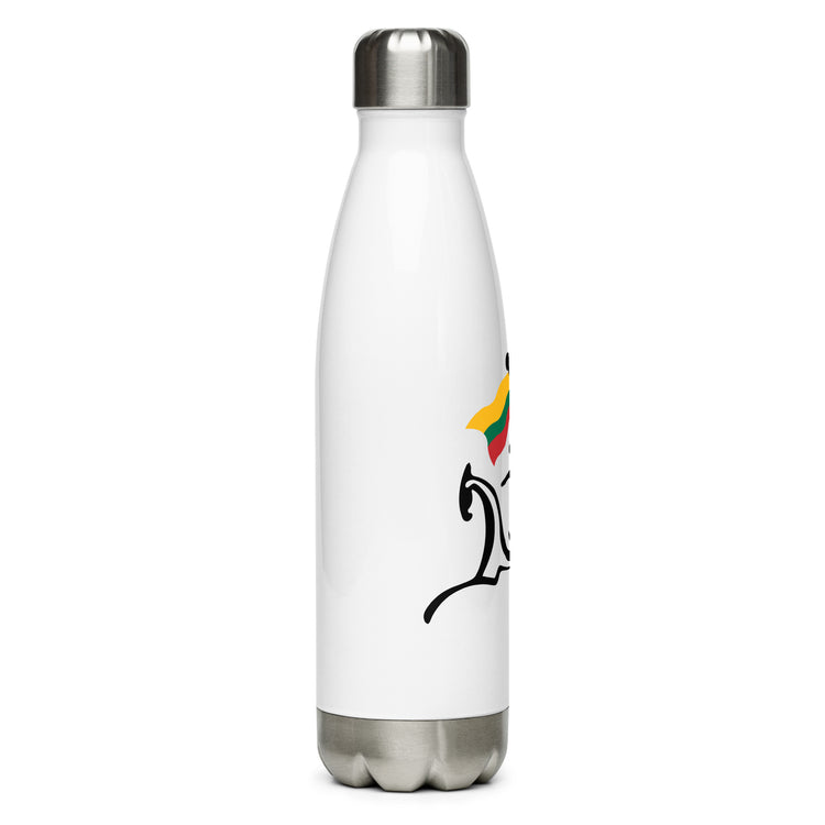 Vytis with Flag - 17 oz Stainless Steel Water Bottle