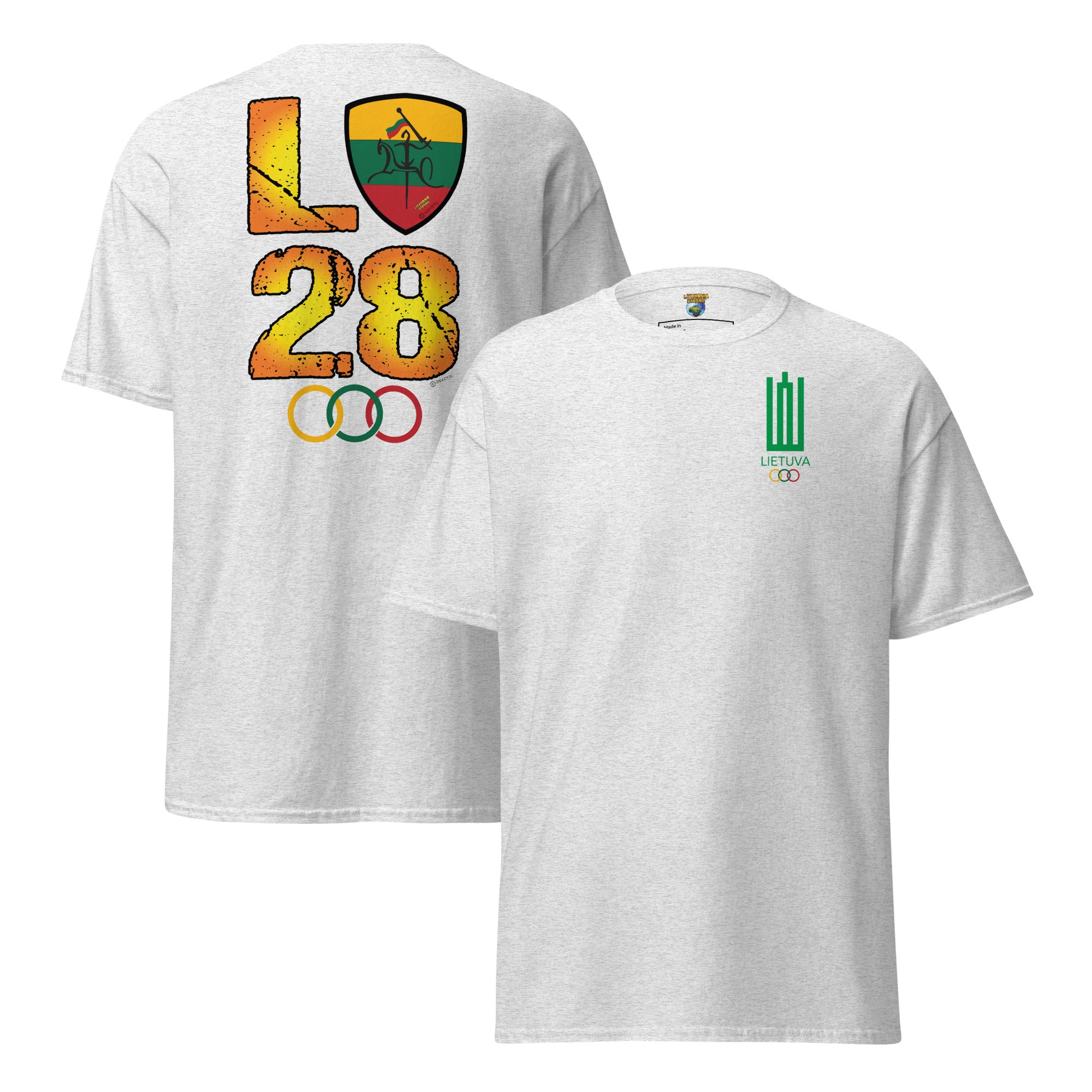 LA28 Olympics Team Lithuania - Men's Classic Short Sleeve T-Shirt ...