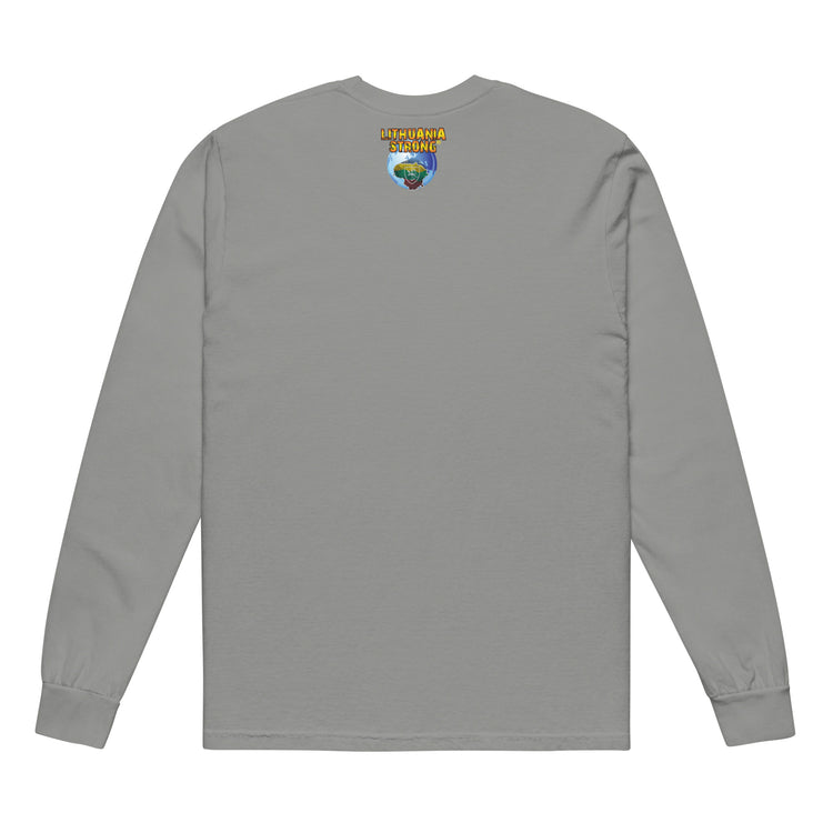 Lietuva Paris 2024 Men's Soft-Washed Comfort Cotton Long Sleeve T-Shirt