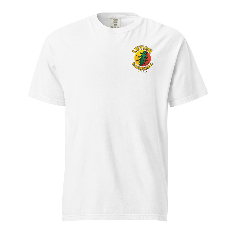Lietuva Basketball - Men/Women Unisex Soft-Washed Comfort Cotton Short Sleeve T-Shirt