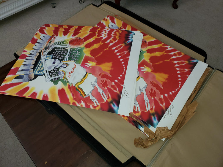 92 Autographed Olympic Poster - Lithuania Strong