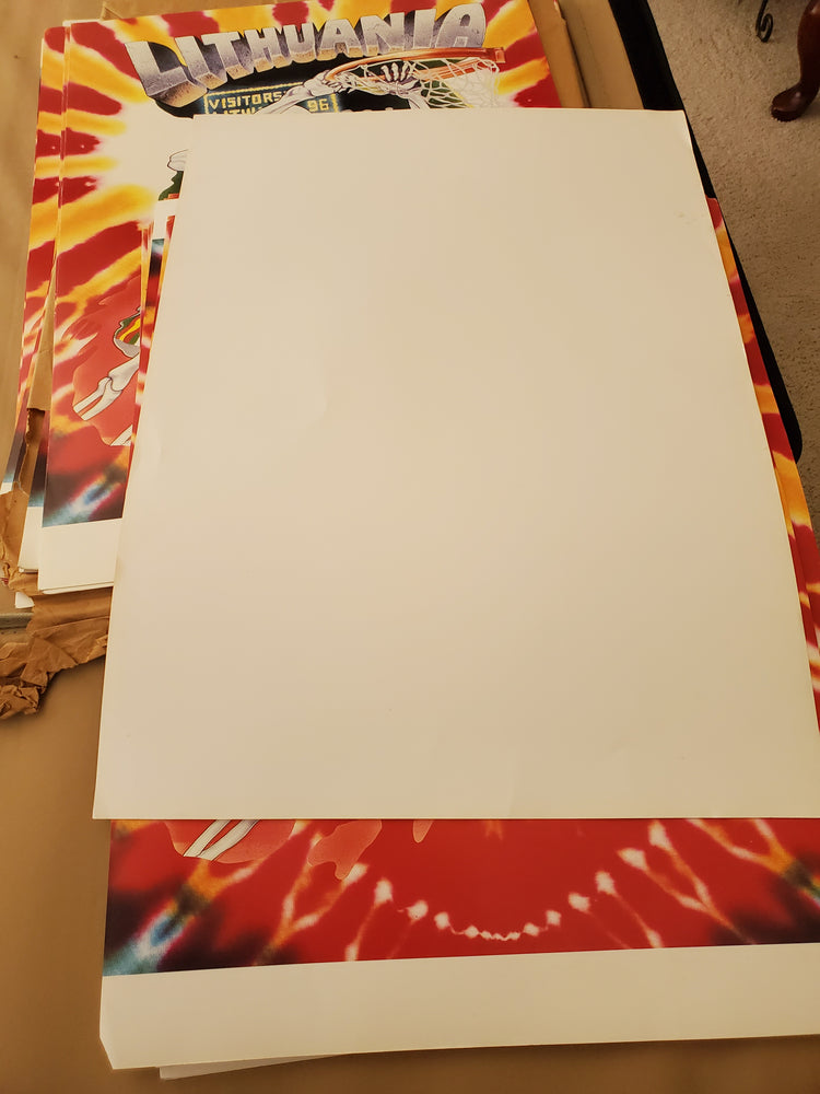 92 Autographed Olympic Poster - Lithuania Strong